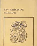 Overview. Лев Платонович Карсавин. Библиография = Bibliographie des œuvres de Lev Karsavine / Сост. А.К. Клементьев; предисл. Н.А. Струве.