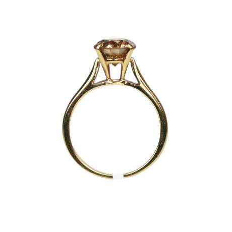 Bague diamant en or 18 carats. Diamond 20th century - Foto 5