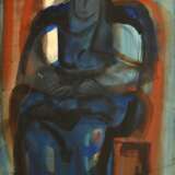 Figural composition - the image of a woman watercolor Mid-20th century - photo 1