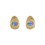 MARINA B SAPPHIRE AND DIAMOND EARRINGS - photo 1