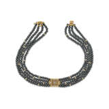 VAN CLEEF & ARPELS HEMATITE AND DIAMOND CHOKER - photo 3