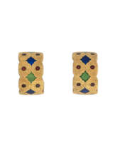 GIANMARIA BUCCELLATI ENAMEL EARRINGS