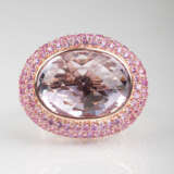  ''Amethyst-Ring mit Pink-Saphiren'' - photo 1