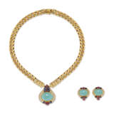 BULGARI SET OF TURQUOISE, RUBY, SAPPHIRE AND DIAMOND JEWELLERY - Foto 1