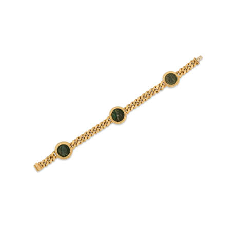 BULGARI COIN AND GOLD 'MONETE' BRACELET - photo 3