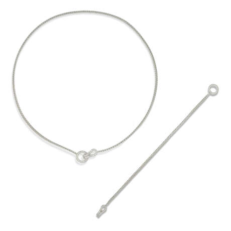 CARTIER SET OF DIAMOND 'AGRAFE' JEWELLERY - photo 1