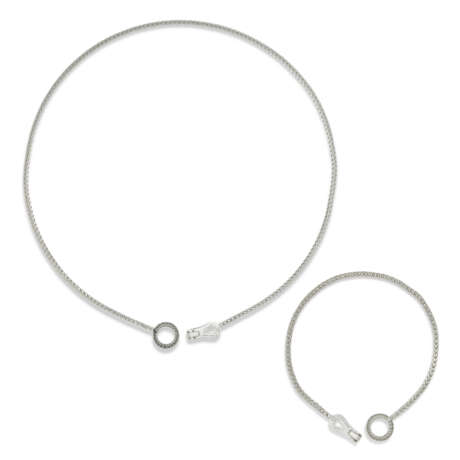 CARTIER SET OF DIAMOND 'AGRAFE' JEWELLERY - photo 3