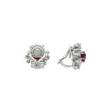 RUBY AND DIAMOND EARRINGS - Foto 3