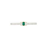 BULGARI EMERALD AND DIAMOND BROOCH - photo 1