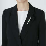 BULGARI EMERALD AND DIAMOND BROOCH - photo 2