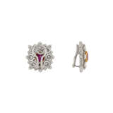 GIANMARIA BUCCELLATI RUBY AND DIAMOND EARRINGS - photo 3