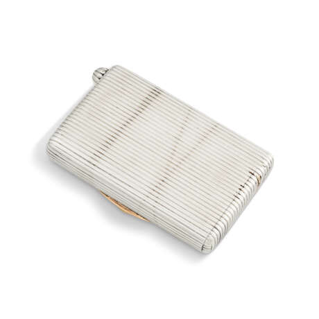 SAPPHIRE, DIAMOND AND ENAMEL CIGARETTE CASE - photo 3