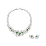 SET OF EMERALD AND DIAMOND JEWELLERY - photo 1