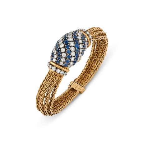 GÜBELIN SAPPHIRE AND DIAMOND LADY'S WRISTWATCH - Foto 1