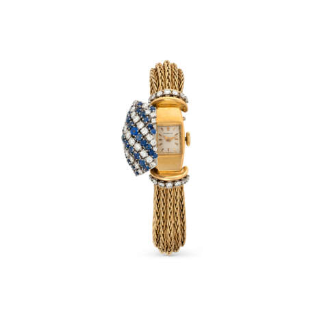 GÜBELIN SAPPHIRE AND DIAMOND LADY'S WRISTWATCH - Foto 2