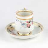 Paire de thes de l usine Kuznetsov &agrave; Volkhov. annees 1880. Porcelaine 19th century - photo 2