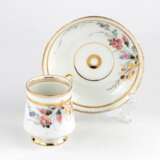 Paire de thes de l usine Kuznetsov &agrave; Volkhov. annees 1880. Porcelaine 19th century - photo 4