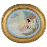 Peinture Fille nue K.Somov 1897 Romanticism Late 19th century - Foto 1