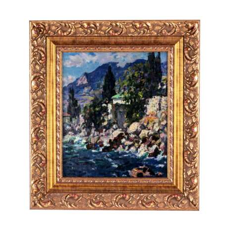 Crimean landscape. Russia. Early 20th century Canvas oil Early 20th century - photo 1