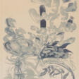 Albert Oehlen. Untitled (Blaue Blumen) - Maintenant aux enchères