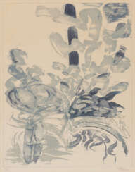 Albert Oehlen. Untitled (Blaue Blumen)
