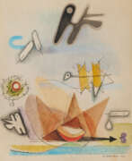 Watercolor. Klaus Fußmann. Untitled
