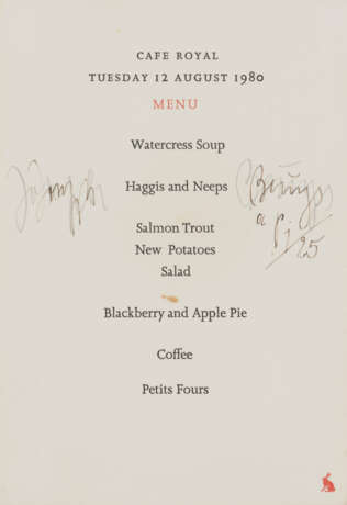 Walter Dahn. Hasenmenu - photo 1