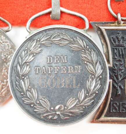 Baden: Ordenschnalle des Sergeant Göbel im 2. Badischen Dragoner-Regiment Nr. 21. - photo 5
