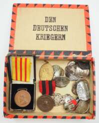 Baden: Ehrenzeichen für Arbeiter und männliche Dienstboten, 1. Typ (1896-1908), im Etui.
