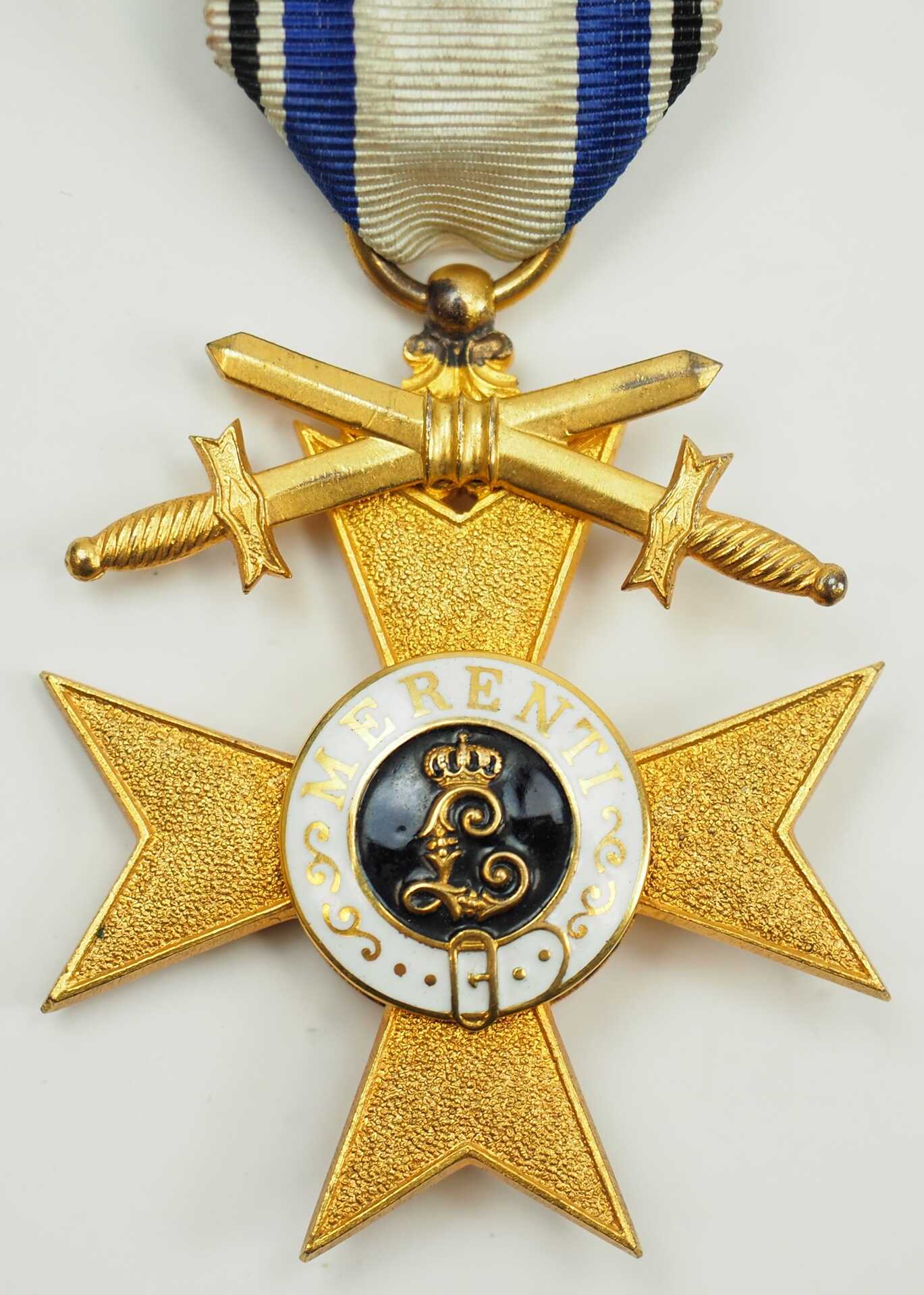 Bayern: Militär-Verdienstkreuz, 3. Form (1913-1918), 1. Klasse mit Schwertern. Bayern: Militär-Verdienstkreuz, 3. Form (1913-1918), 1. Klasse mit Schwertern.