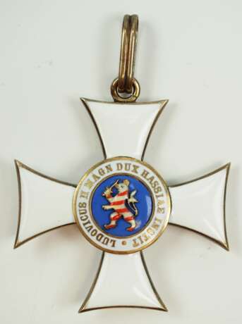 Hessen: Großherzoglicher Orden Philipps des Großmütigen, 2. Modell (1849-1918), Ritterkreuz 1. Klasse. - photo 3