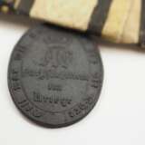 Kirchenstock Ostpreussen: Ordenschnalle eines Nicht-Kombattanten der Befreiungskriege mit dem Eisernen Kreuz für 1813 am weiß-schwarzen Bande. - photo 4
