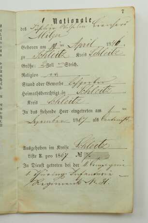 Preussen: Nachlass eines Füssiliers des Infanterie-Regiment „Graf Bose“ (1. Thüringisches) Nr. 31. - Foto 4