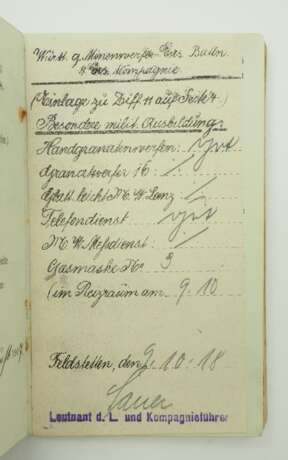 Württemberg: Nachlass eines Pionier des Grenadier-Regiment Königin Olga (1. Württ.) No. 119 / Württ. 9. Minenwerfer-Ers. Batln. 1. Ers. Komp. - Foto 3