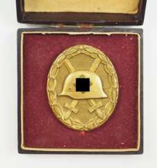 Verwundetenabzeichen, 1939, Gold, im Etui.