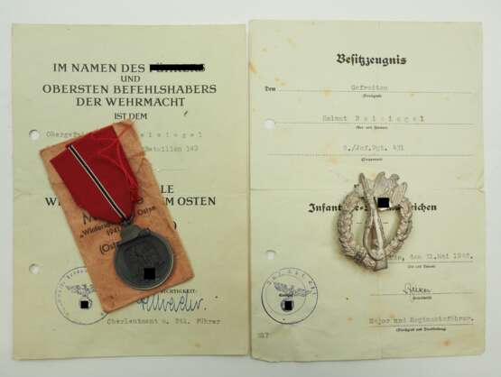 Nachlass eines Obergefreiten der 9./ Infanterie-Regiment 431 bzw. 3./ Divisions-Füsilier-Bataillon 149. - фото 1
