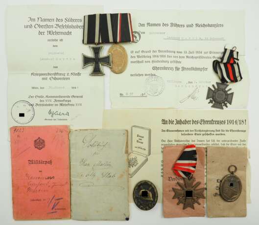 Nachlass eines Feldwebel des XVII. Armeekorps. - photo 1