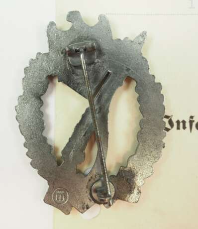 Infanterie-Sturmabzeichen, Silber, mit Urkunde für einen Leutnant der 1./ Infanterie-Regiment 239. - photo 2