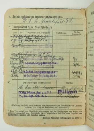 Nachlass eines Feldwebel der V./ Ln.-Rgt. Ob.d.L. - Foto 3