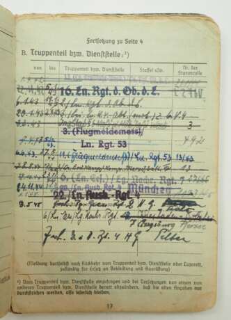 Nachlass eines Feldwebel der V./ Ln.-Rgt. Ob.d.L. - Foto 4