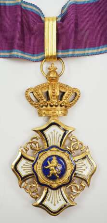 Belgien: Königlicher Löwen-Orden. 1. Modell (1891-1951), Komtur Kreuz. - photo 1