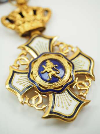 Belgien: Königlicher Löwen-Orden. 1. Modell (1891-1951), Komtur Kreuz. - photo 2