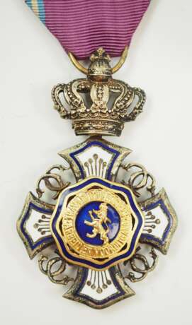 Belgien: Königlicher Löwen-Orden. 1. Modell (1891-1951), Ritterkreuz. - Foto 1
