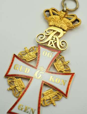 Dänemark: Dannebrog-Orden, Frederik IX. (1947-1972), Komtur Kreuz. - photo 2