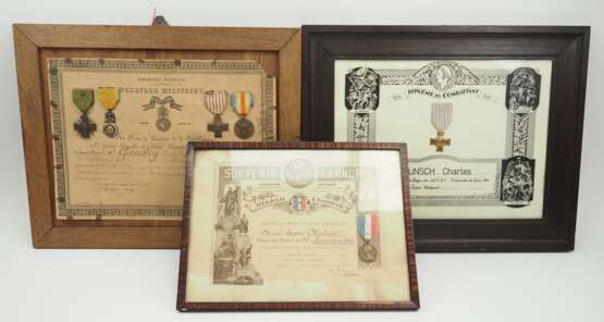 Frankreich: Nachlass Auszeichnungen - 3 Exemplare. - photo 1
