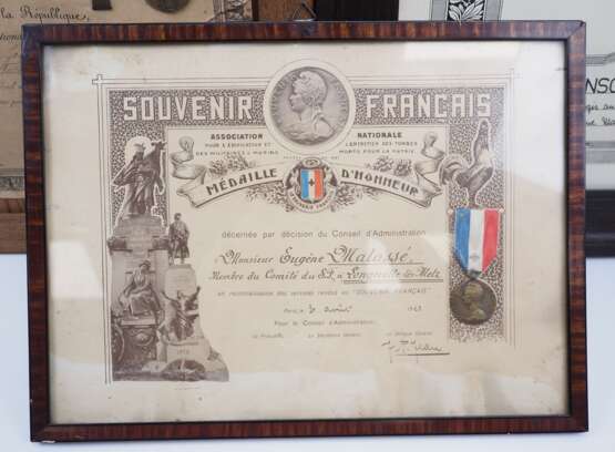 Frankreich: Nachlass Auszeichnungen - 3 Exemplare. - photo 2