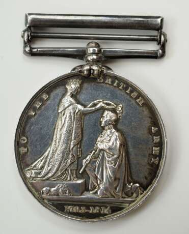 Großbritannien: Miliary General Service Medal (1847), mit der Gefechtsspange TOULOUSE für einen Leutnant des 3. Garde-Dragoner-Regiment. - photo 5