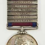 Großbritannien: Miliary General Service Medal (1847), mit 11 Gefechtsspangen für einen angehörigen der Kings German Legion (K.G.L.). - photo 1