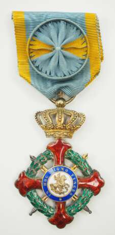 Italien: Königreich Beider Sizilien: Königlicher und Militärischer Orden des Hl. Georg der Wiedervereinigung, Ritterkreuz der Rechtsritter. - photo 1