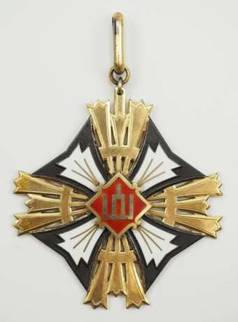 Litauen: Orden des Großfürsten Gediminas, 1. Modell (1927-1930), Großkreuz Kleinod. - фото 1